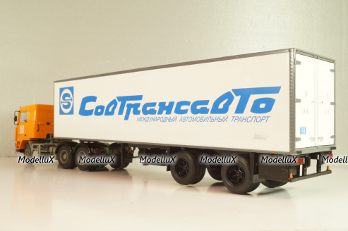 Volvo F12 с полуприцепом Lambert Sovtransavto 1981, SSM7078, SSM 1:43