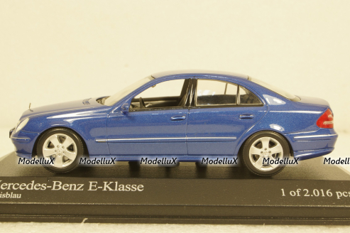 Mercedes E320 W211 E-Klasse 2002, blue, 400031501, Minichamps 1:43