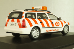 Opel Astra (G) Caravan AvD Pannenhilfe 1998, white/red, 004375, Schuco 1:43