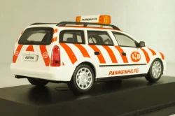 Opel Astra (G) Caravan AvD Pannenhilfe 1998, white/red, 004375, Schuco 1:43