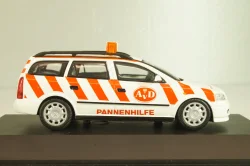 Opel Astra (G) Caravan AvD Pannenhilfe 1998, white/red, 004375, Schuco 1:43