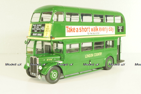AEC Regent III RT 1947 Regent, bus, green, , Autobus Dal Mondo #87, ADM087, Hachette 1:43