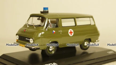 Skoda 1203 Czech Army ambulance 1974, Abrex 1:43