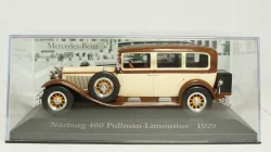 Mercedes-Benz Nurburg 460 Pullman-Limousine (W08), 1929, beige/brown,  MBOMS030, Mercedes-Benz-Offizielle Modell-Sammlung #30, Altaya 1:43