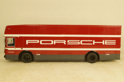 Mercedes O 317 Race truck Porsche Motorsport red, 450372900, Schuco 1:43