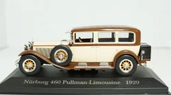 Mercedes-Benz Nurburg 460 Pullman-Limousine (W08), 1929, beige/brown,  MBOMS030, Mercedes-Benz-Offizielle Modell-Sammlung #30, Altaya 1:43