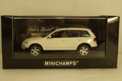 Volkswagen Touareg V10 TDI 2003 white, 400052001, Minichamps 1:43