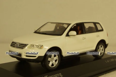 Volkswagen Touareg V10 TDI 2003 white, 400052001, Minichamps 1:43