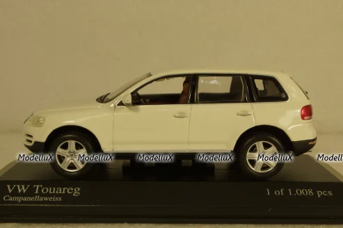 Volkswagen Touareg V10 TDI 2003 white, 400052001, Minichamps 1:43