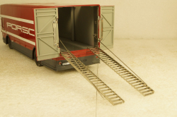 Mercedes O 317 Race truck Porsche Motorsport red, 450372900, Schuco 1:43