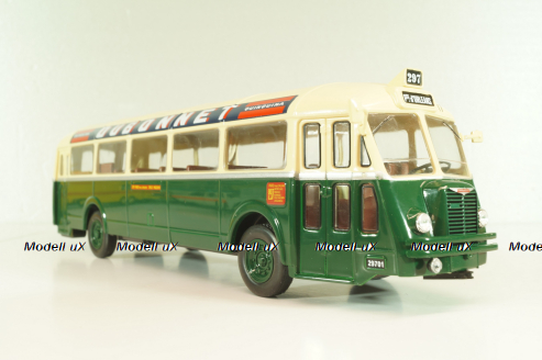 Chausson APH 47 bus 1947, green/beige, ADM075, Autobus Dal Mondo #75, Hachette 1:43 Уценка!