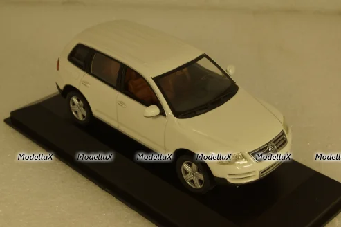 Volkswagen Touareg V10 TDI 2003 white, 400052001, Minichamps 1:43