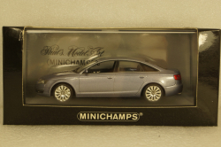 Audi A6 C6 sedan 2004, Akoya silver, 400013000, Minichamps 1:43