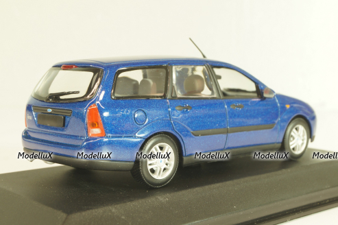 Ford Focus Turnier (MK1) 1998, blue, 430087010, Minichamps 1:43