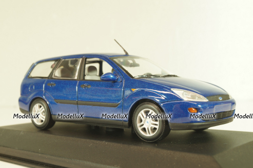 Ford Focus Turnier (MK1) 1998, blue, 430087010, Minichamps 1:43