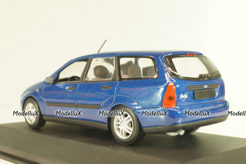 Ford Focus Turnier (MK1) 1998, blue, 430087010, Minichamps 1:43