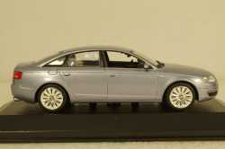 Audi A6 C6 sedan 2004, Akoya silver, 400013000, Minichamps 1:43