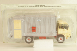 Berliet GC 190 BN BOM Semat 1976 мусоровоз, beige/grey, Hachette 1:43