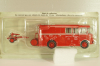 Berliet GLCK 10R fire engin with trailer, red, Hachette 1:43