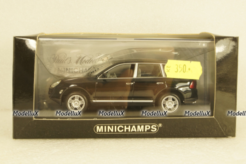 Porsche Cayenne S 2002, black metallic, 400061001, Minichamps 1:43