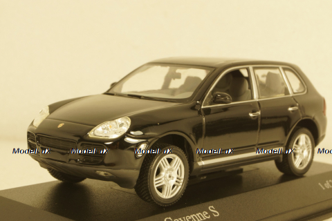 Porsche Cayenne S 2002, black metallic, 400061001, Minichamps 1:43