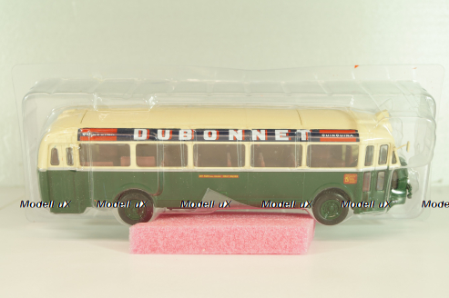 Chausson APH 47 bus 1947, green/beige, ADM075, Autobus Dal Mondo #75, Hachette 1:43 Блистер вскрыт!