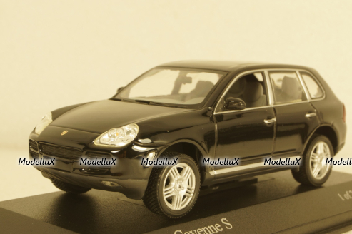 Porsche Cayenne S 2002, black metallic, 400061001, Minichamps 1:43