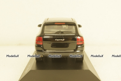 Porsche Cayenne S 2002, black metallic, 400061001, Minichamps 1:43