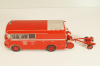 Berliet GLCK 10R fire engin with trailer, red, Hachette 1:43