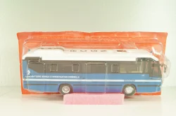 LOHR L96 bus Gendarmerie 1996, blue, Autobus Dal Mondo #76, Hachette 1:43 С Журналом!