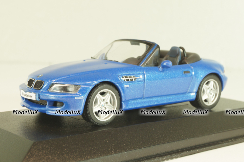 BMW Z3 Cabriolet 1996, blue, Minichamps 1:43