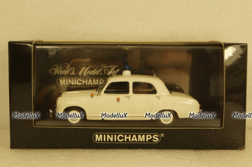 Mercedes 180 (W120) - 1953 Polizei, 430033191, Minichamps 1:43