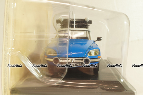 Citroen ID break assistance de rally 1970, blue/white roof, Citroen DS Collection, Atlas 1:43
