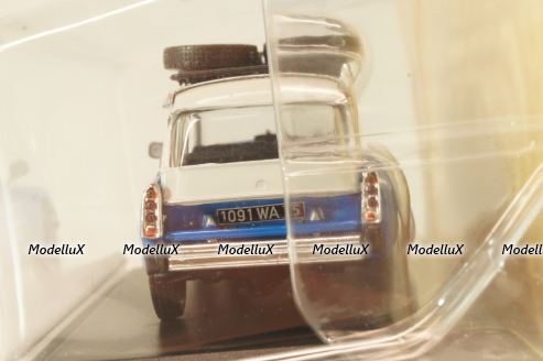 Citroen ID break assistance de rally 1970, blue/white roof, Citroen DS Collection, Atlas 1:43