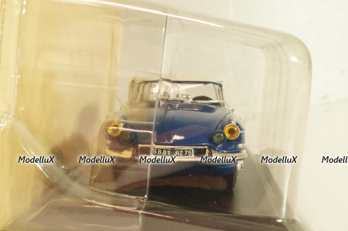 Citroen DS21 "Majesty" Henri Chapron 1967, blue/white roof, Citroen DS Collection, Atlas 1:43