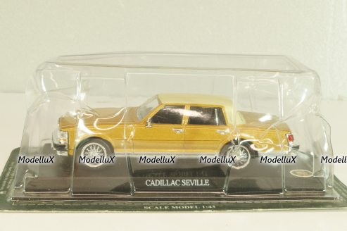 Cadillac Seville Elegante 1975, light brown,DelPrado 1:43