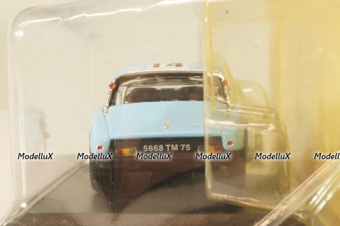 Citroen DS21 #14 Coupe Rally Maroc 1969, light blue, Citroen DS Collection, Atlas 1:43