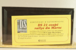 Citroen DS21 #14 Coupe Rally Maroc 1969, light blue, Citroen DS Collection, Atlas 1:43