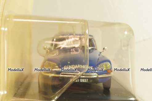 Citroen DS Gendarmerie nationale 1971, blue, Police, Citroen DS Collection, Atlas 1:43