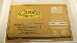 LAND ROVER DEFENDER 110 N 0 RALLY CAMEL TROPHY SABAH-MALAYSIA 1993, ALM810310, Almost Real 1:18