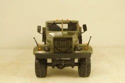 Краз-255, бортовой, хаки, Саратов 1:43