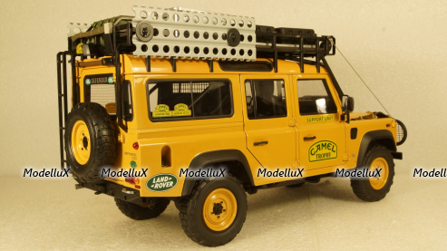 LAND ROVER DEFENDER 110 N 0 RALLY CAMEL TROPHY SABAH-MALAYSIA 1993, ALM810310, Almost Real 1:18