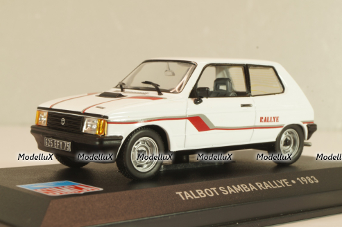 Talbot Samba Rally 1983, white, Les Belles Annees Simca, Altaya 1:43