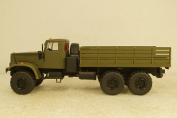 Краз-255, бортовой, хаки, Саратов 1:43