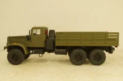 Краз-255, бортовой, хаки, Саратов 1:43