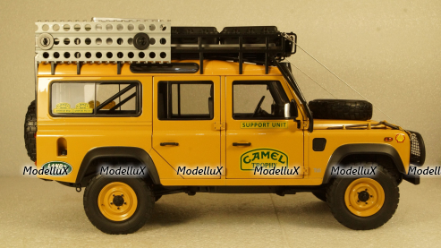 LAND ROVER DEFENDER 110 N 0 RALLY CAMEL TROPHY SABAH-MALAYSIA 1993, ALM810310, Almost Real 1:18