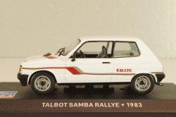 Talbot Samba Rally 1983, white, Les Belles Annees Simca, Altaya 1:43