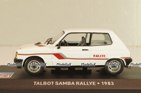 Talbot Samba Rally 1983, white, Les Belles Annees Simca, Altaya 1:43