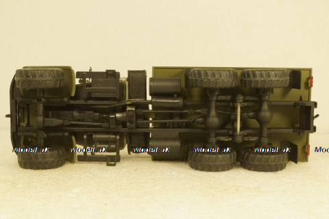 Краз-255, бортовой, хаки, Саратов 1:43