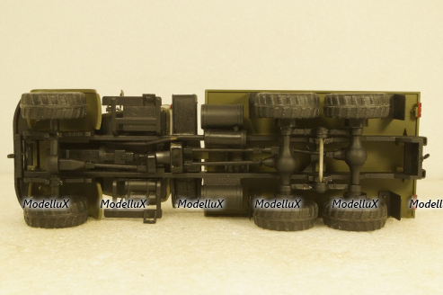 Краз-255, бортовой, хаки, Саратов 1:43